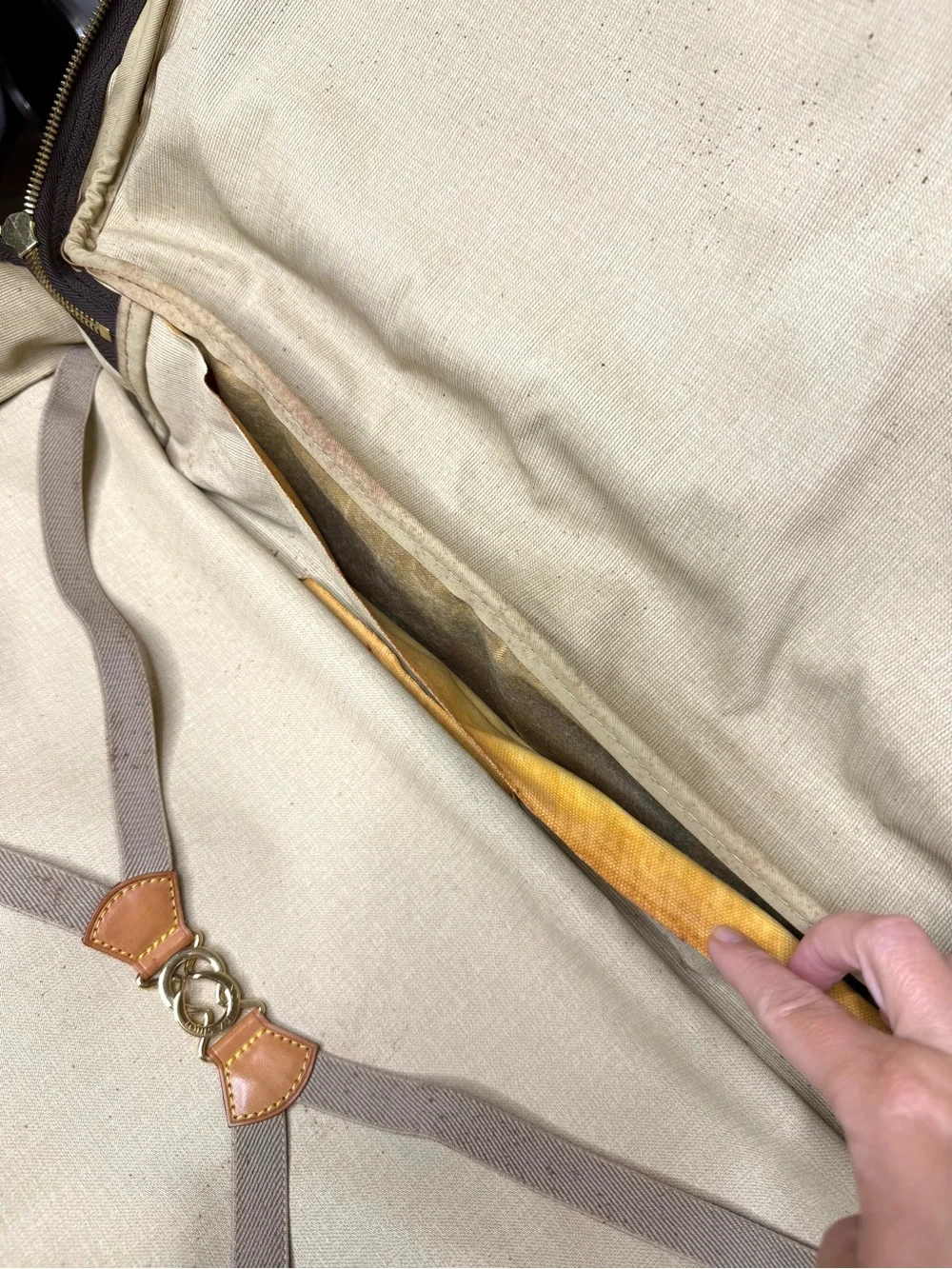 Authentic Louis Vuitton Alizé travel bag M41392 monogram LV brown canvas large - Picture 12 of 16